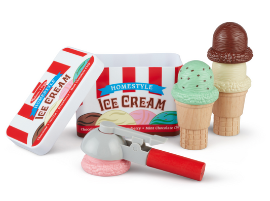 Melissa & Doug Scoop & Stack Ice Cream Play Set