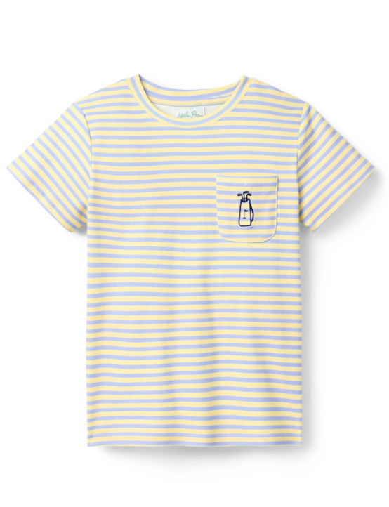 Little Paper Kids Jackson Pocket Tee - Golf (Jackson-Pocket-Tee-Golf)