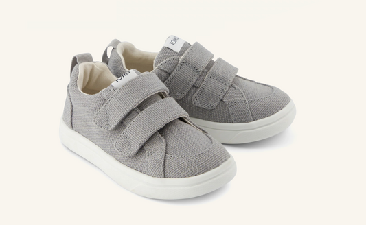 Tom's Cruz Double Strap Toddler Sneaker - Drizzle Grey
