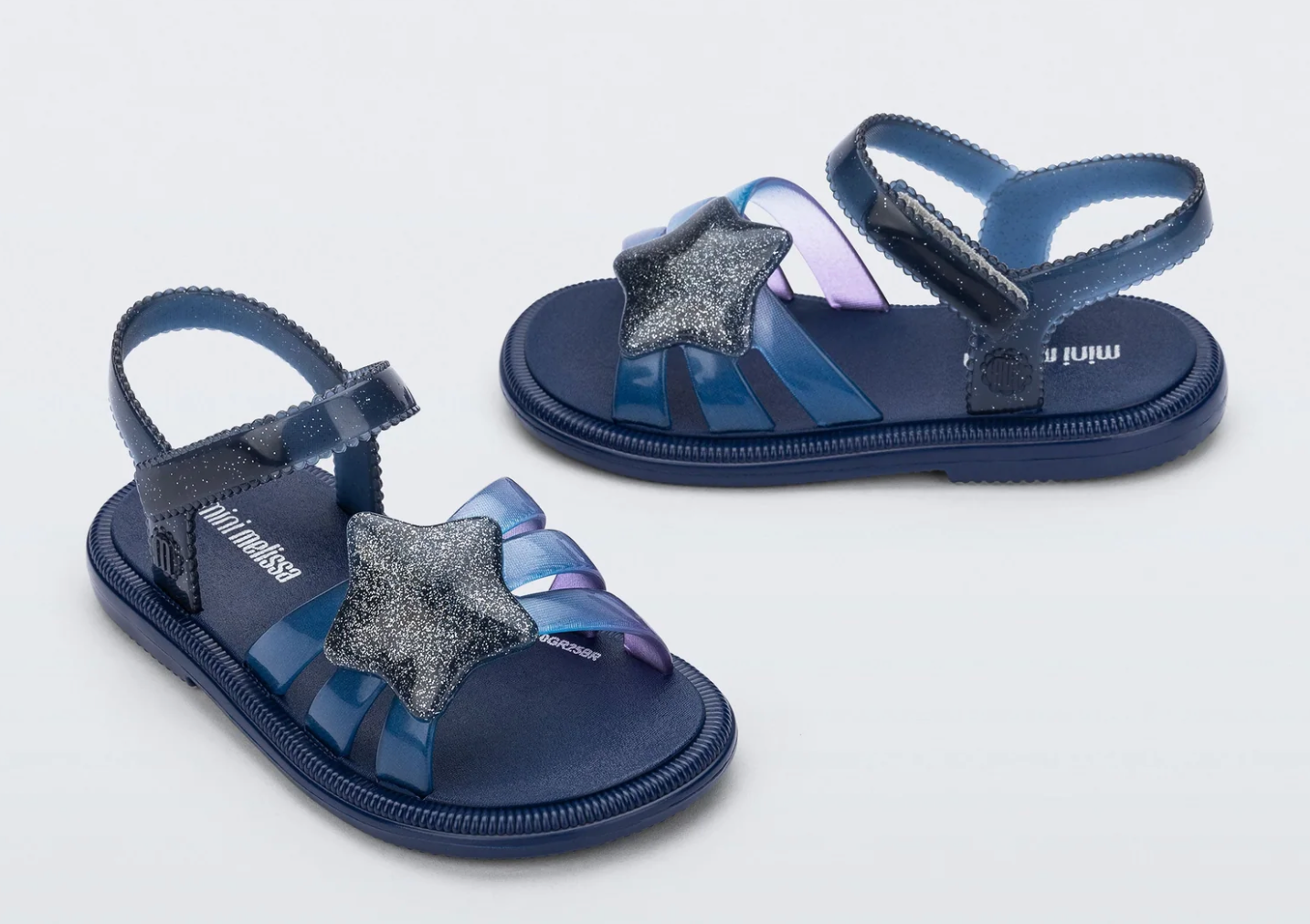 Mini Melissa Hip Sky Sandal - Blue