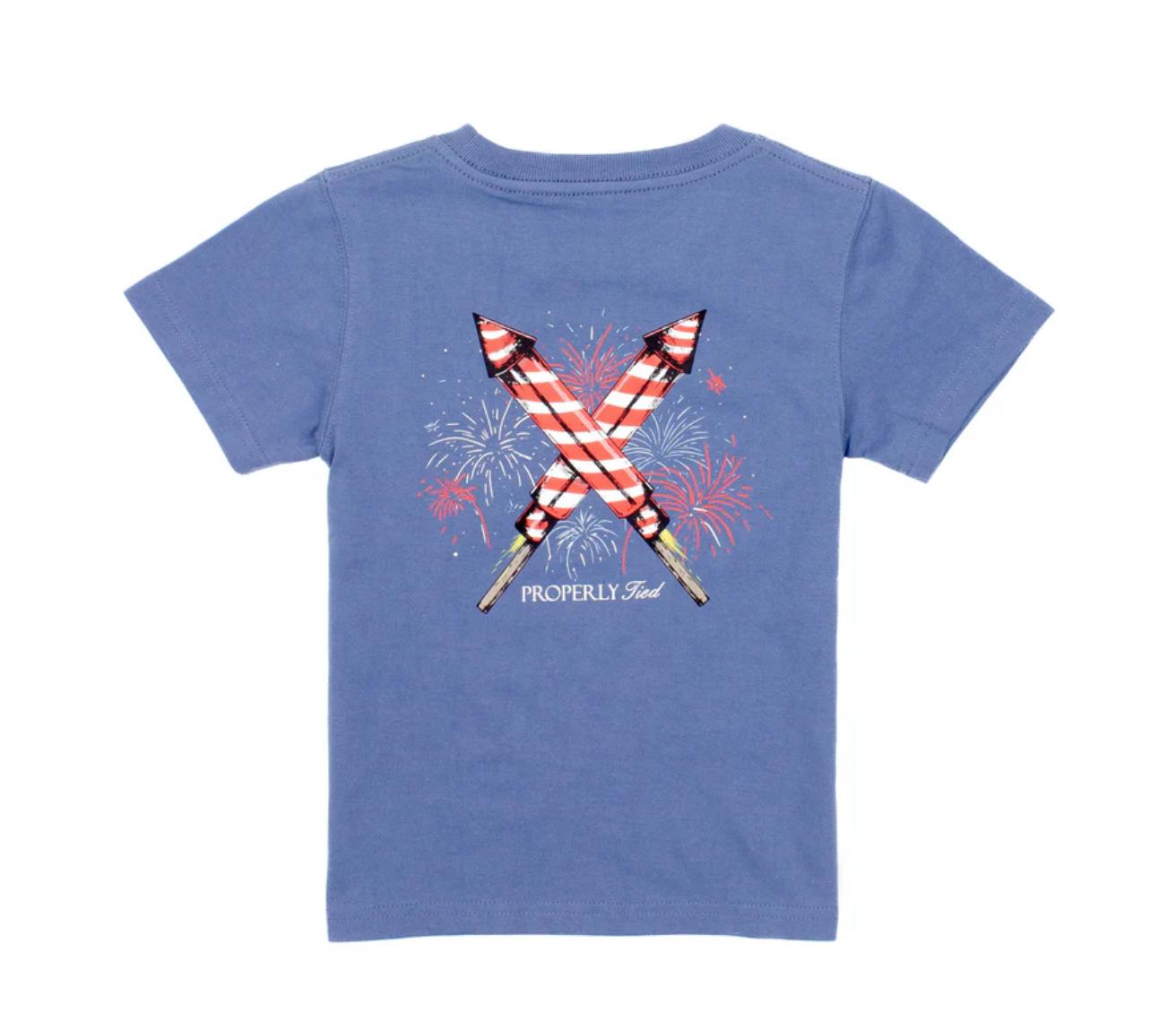 Properly Tied Boys Firecracker SS Space Blue