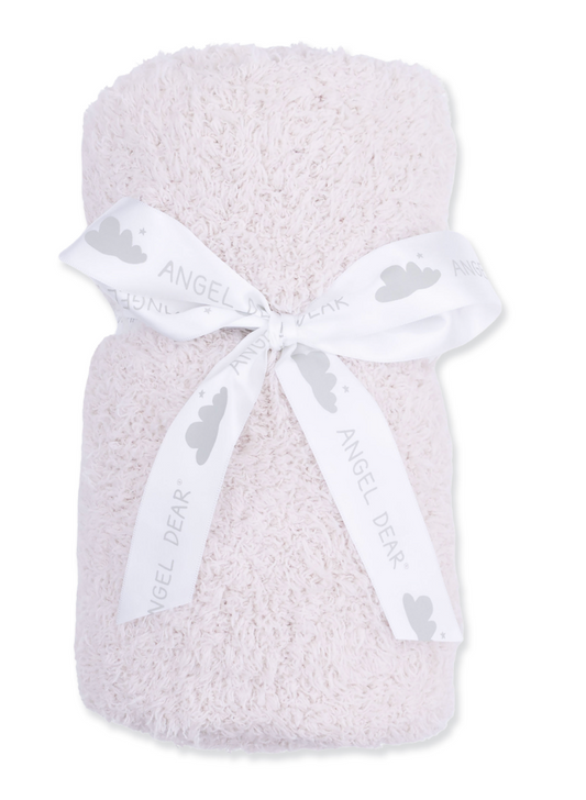 Angel Dear Chenille Natural Stroller Blanket