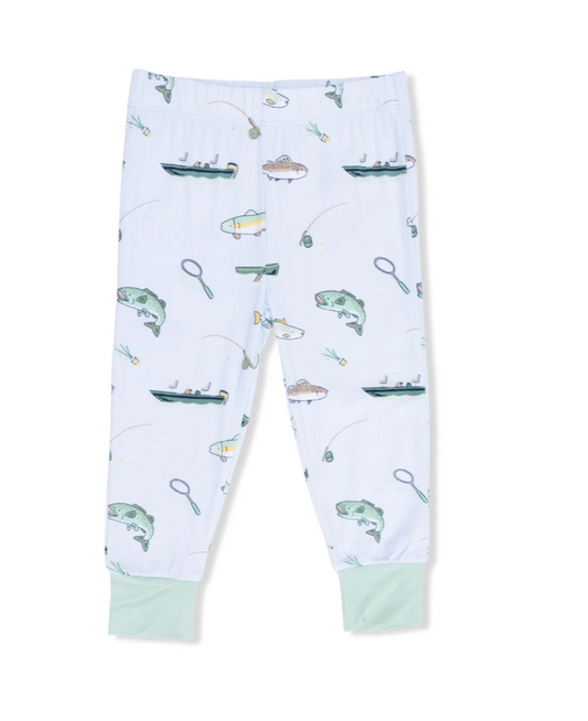 Angel Dear Short Sleeve Loungewear Set - Fishing