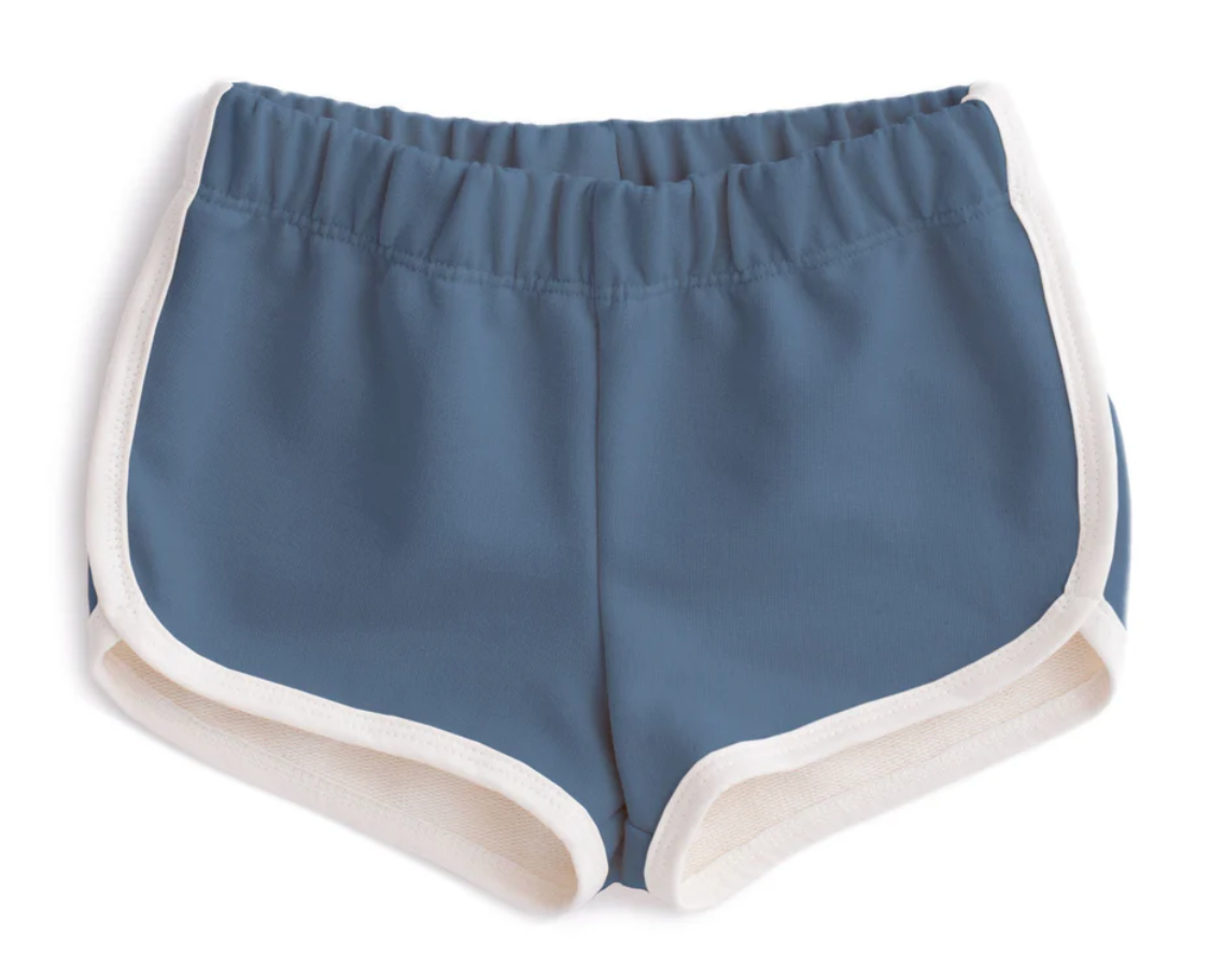 Winter Water Factory French Terry Shorts - Solid Lake Blue