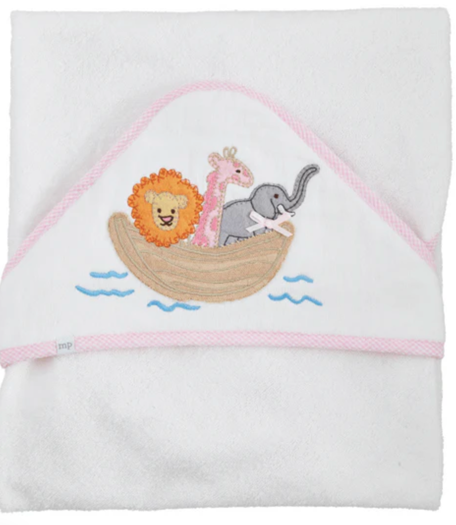 Mudpie Noah's Ark Hooded Towel