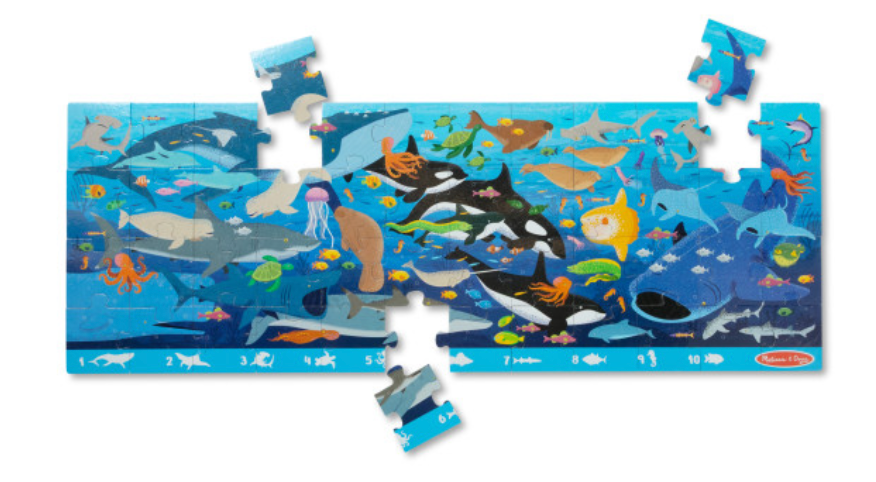 Melissa & Doug Search and Find Beneath the Waves Floor Puzzle