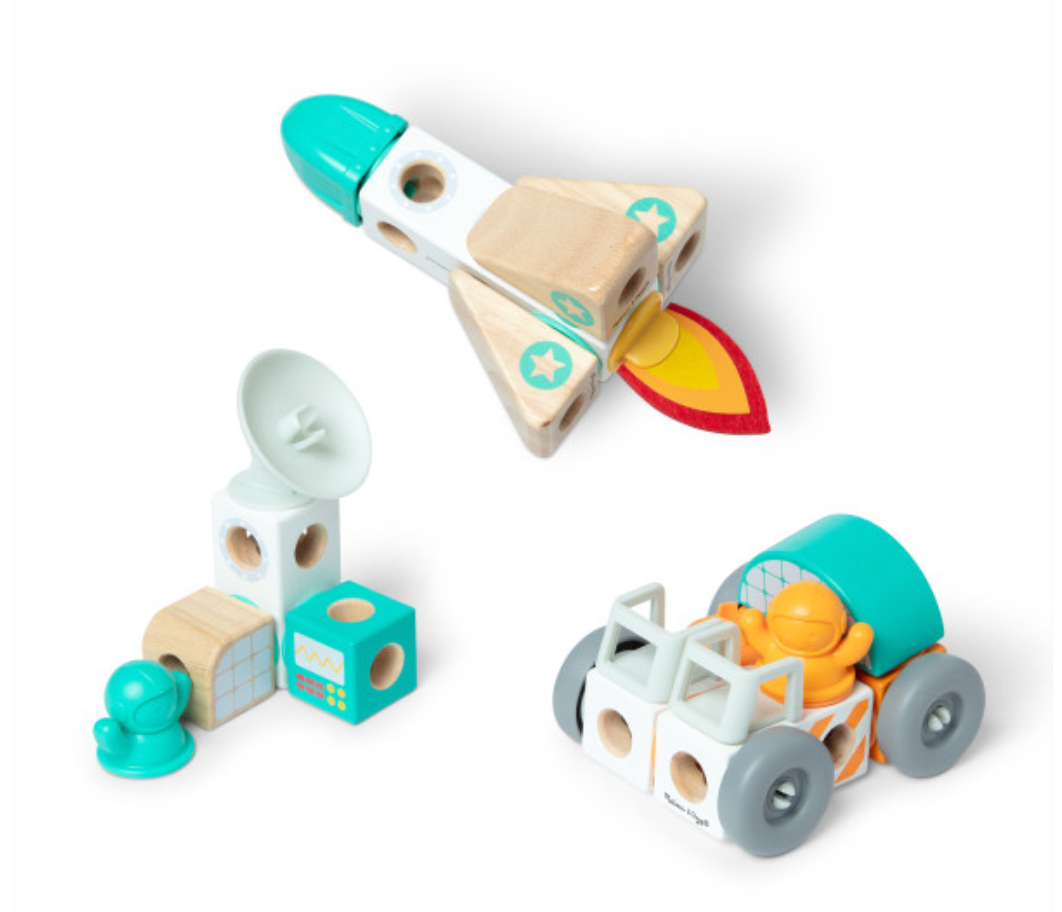 Melissa & Doug Blockables Space Play Set