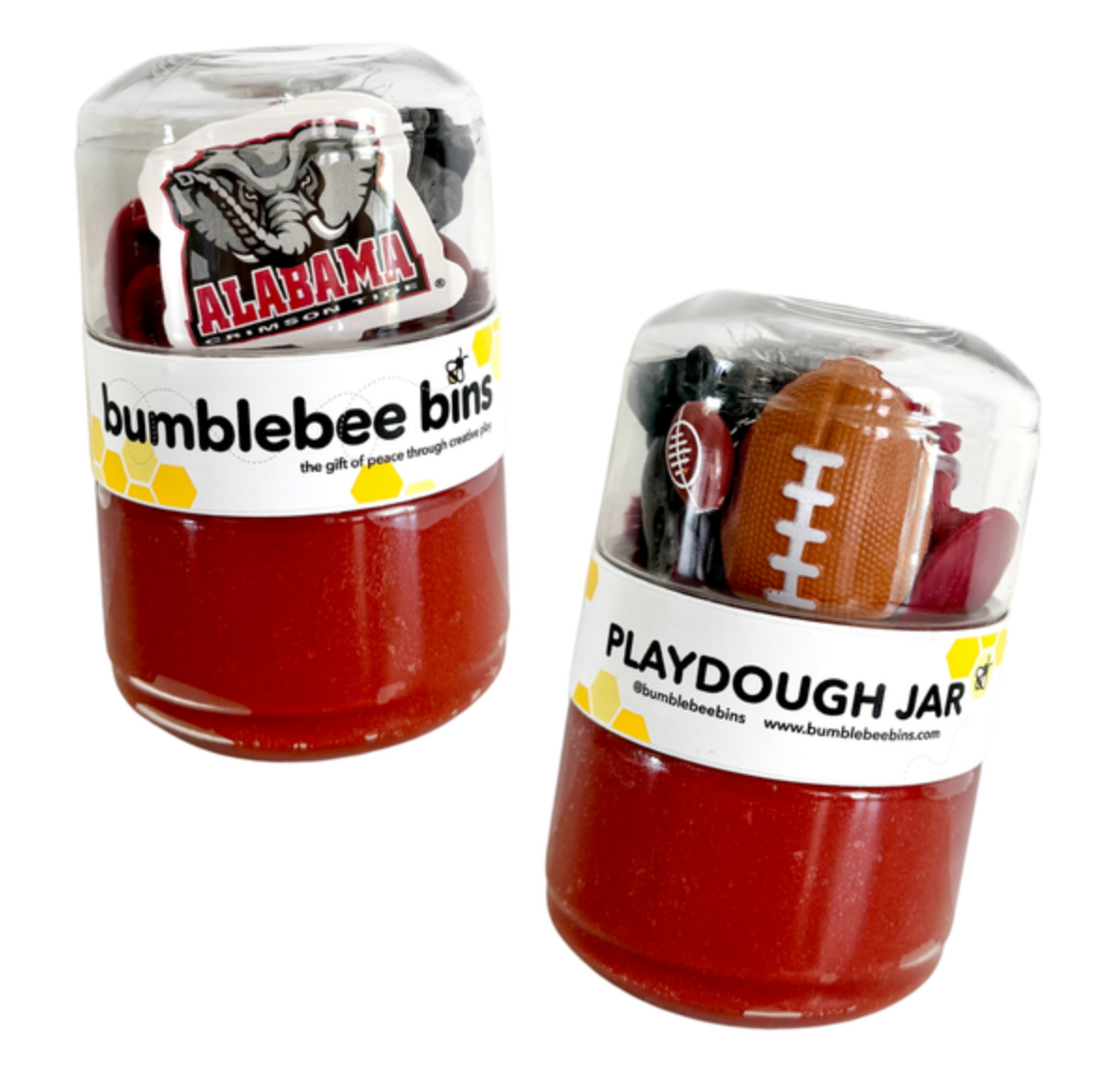 Bumblebee Bins Alabama Gameday Jar