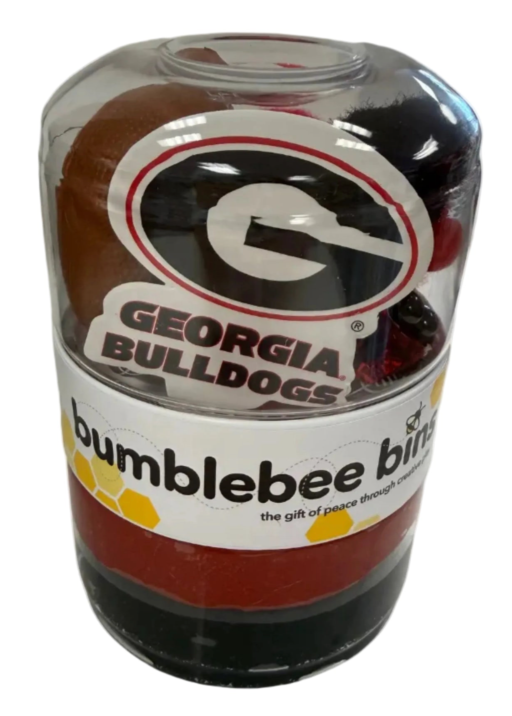 Bumblebee Bins Georgia Gameday Jars