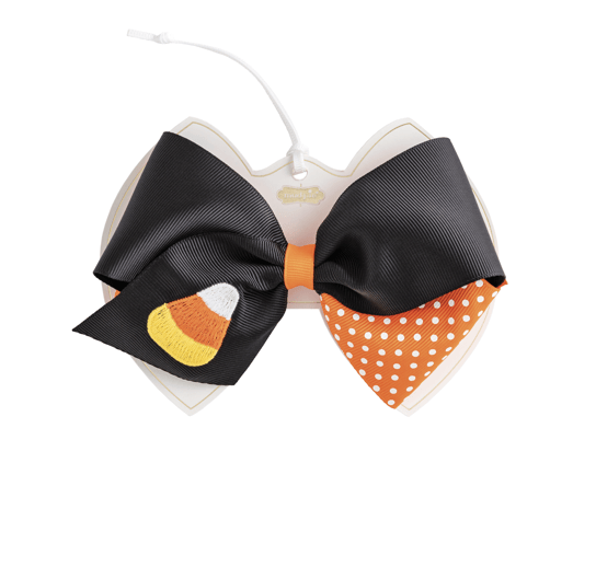 Mudpie CANDY CORN HALLOWEEN HAIR BOW