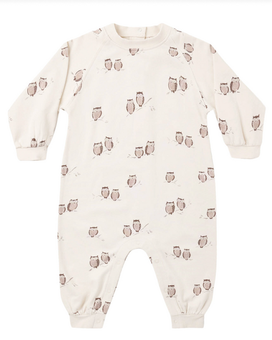 Owls Raglan Jumpsuit