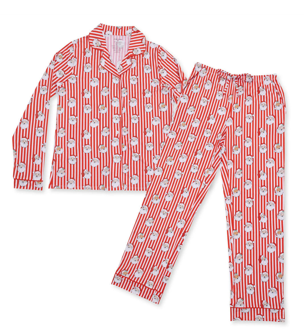 Angel Dear Adult Longe Sleeve Loungeware Set - Vintage Santa