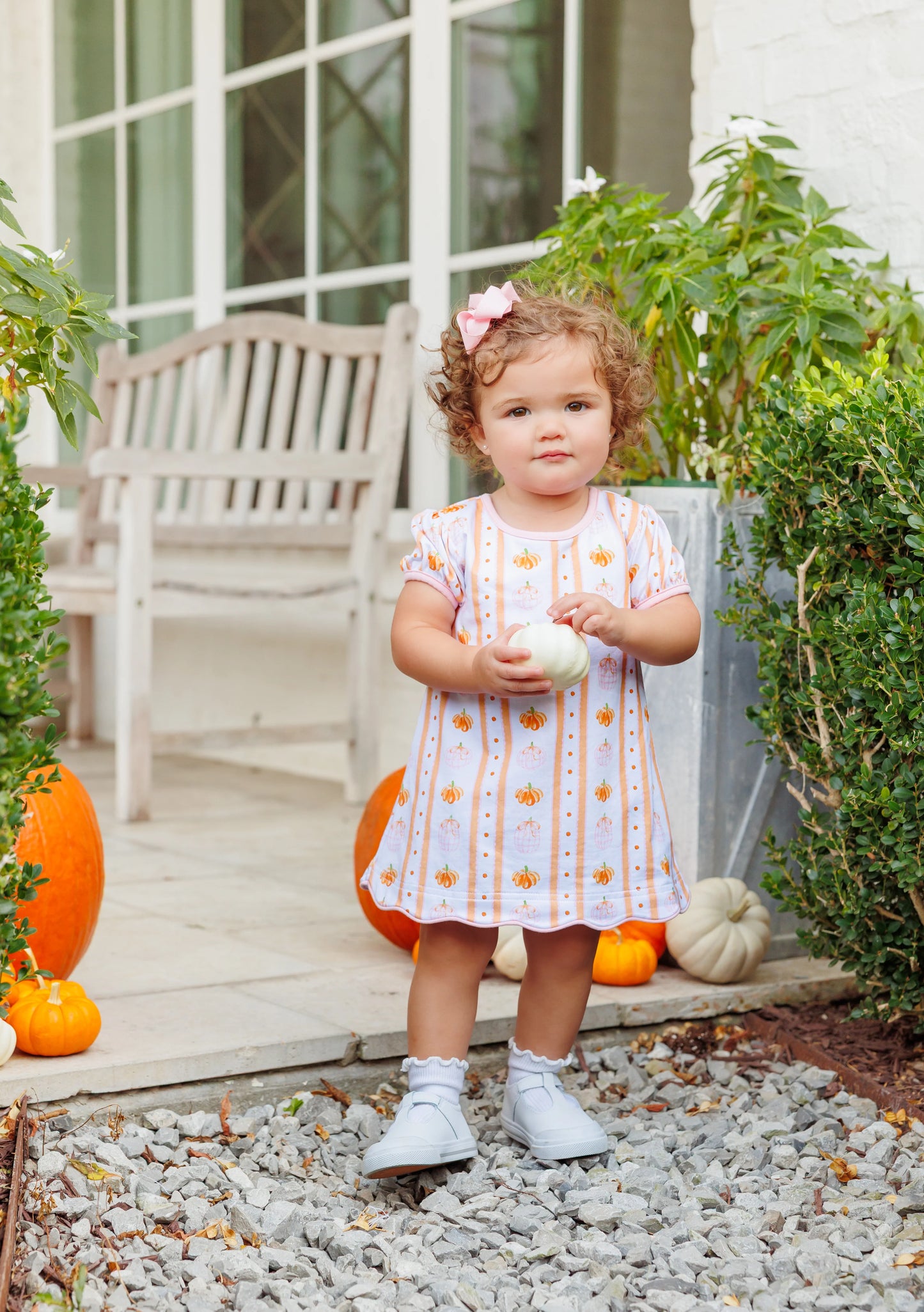 Scalloped Pumpkin Patch Bubble