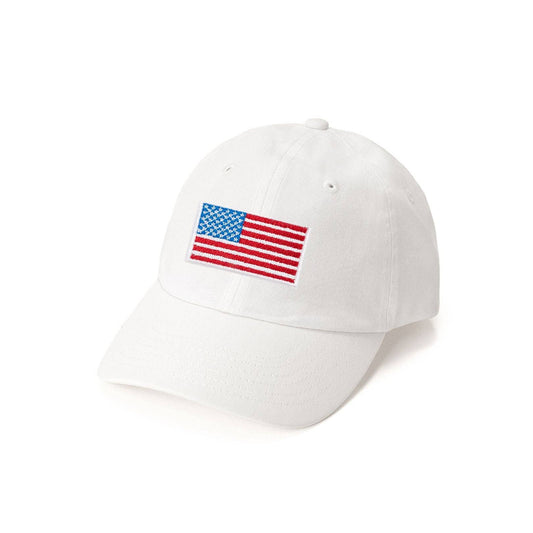 Sweet Wink American Flag Patch Baseball Hat - Fourth of July - Kids