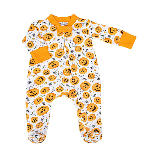 Jack O' Lantern Jamboree Zip Footie