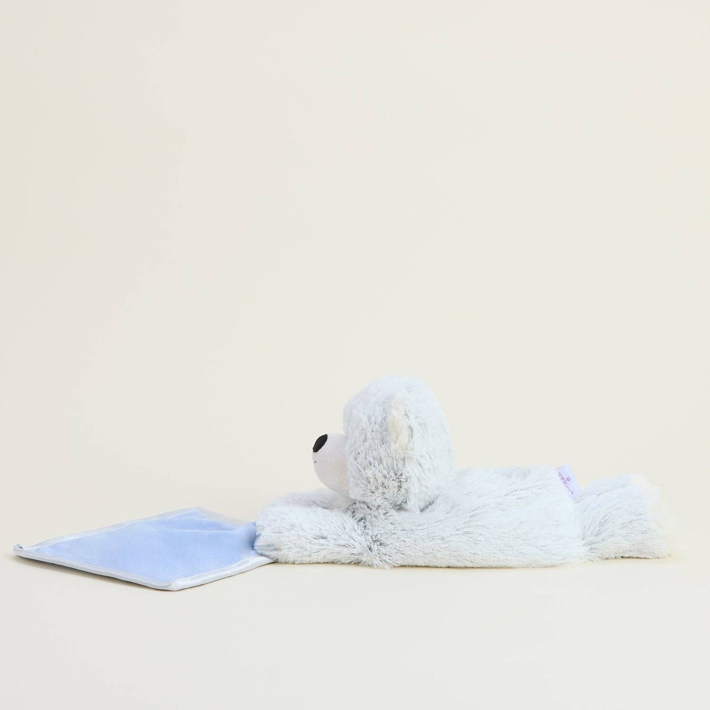 Blue Marshmallow Warmies Bear Blanket