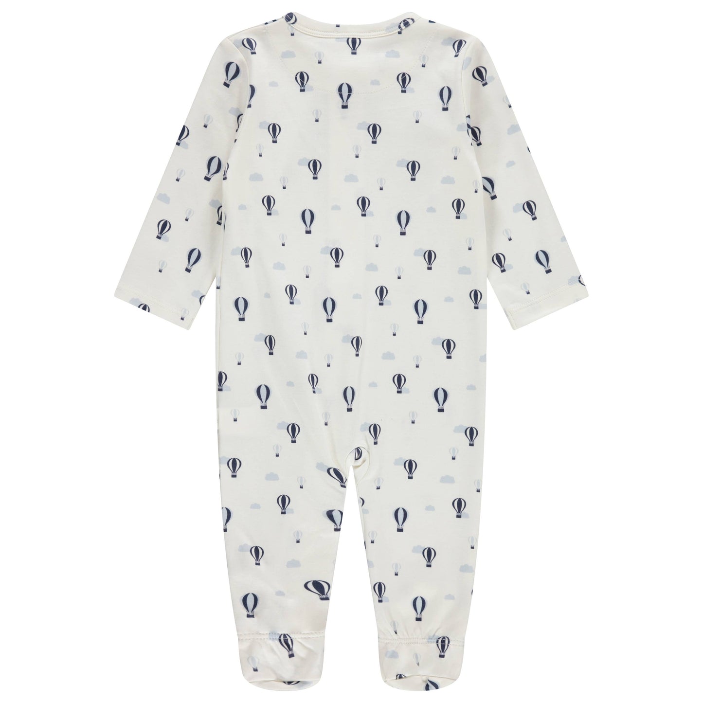 ZIPPER FOOTIE - BALLOONS AND CLOUDS