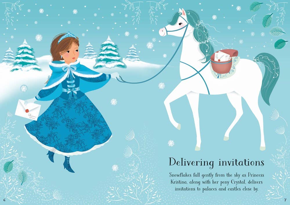 Little Sticker Dolly Dressing Snow Princess : Usborne