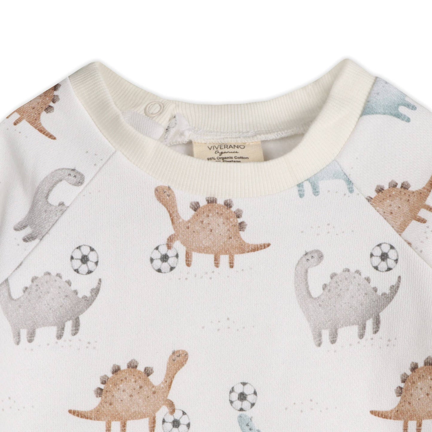 Soccer Dino Baby Jogger & Pants Set (Organic Cotton)