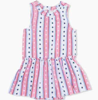 Stars and Stripes Bodysuit with Skirt