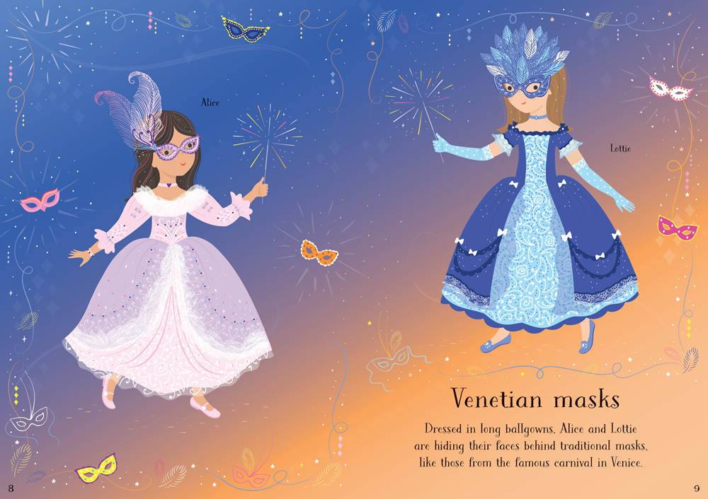 Little Sticker Dolly Dressing Costume Parade : Usborne