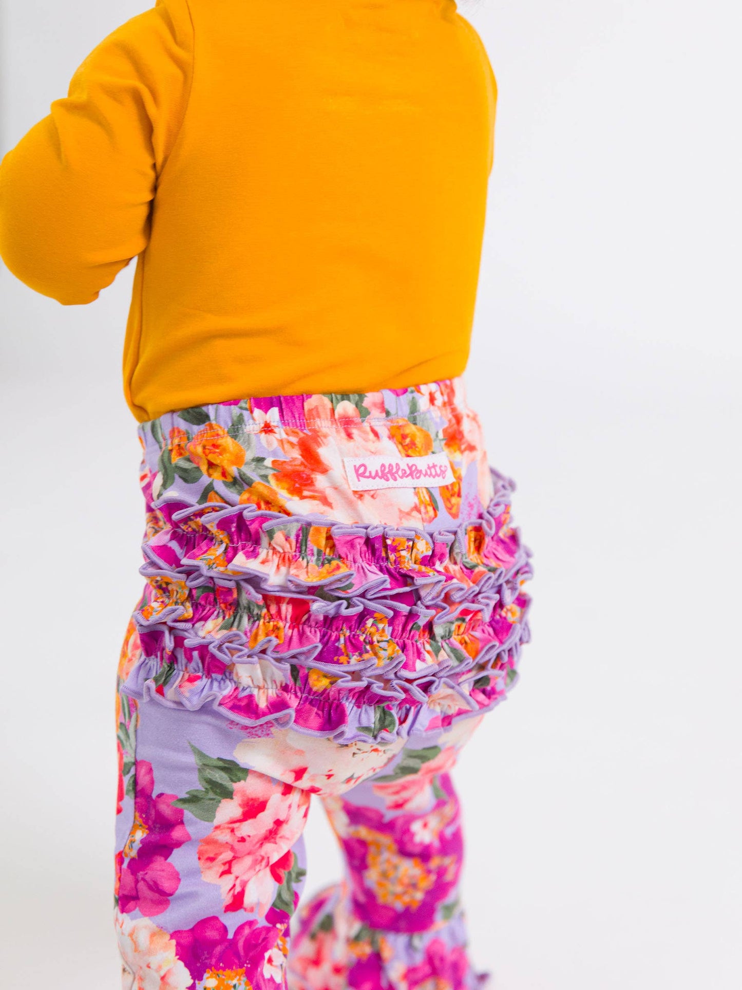 Baby Girls Lavender Valley Ruffle Flare Pants