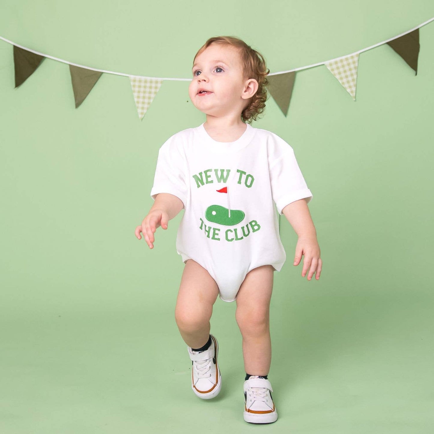 Sweet Wink New To The Club Patch Short Sleeve Romper