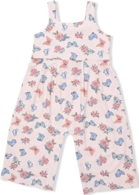 Country Girl Boots - Wide Leg Jumpsuit