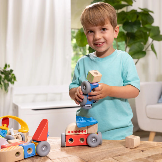 Blockables: Vehicle Play Set-  54 Pieces