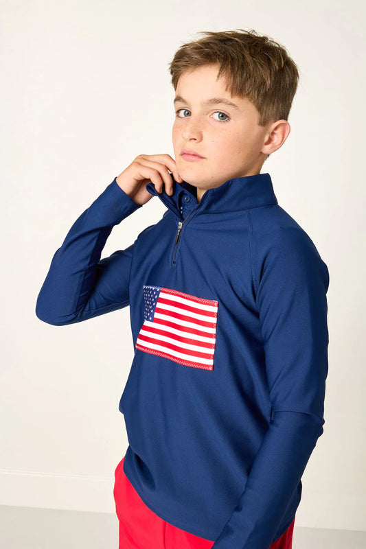 Old Glory Half Zip