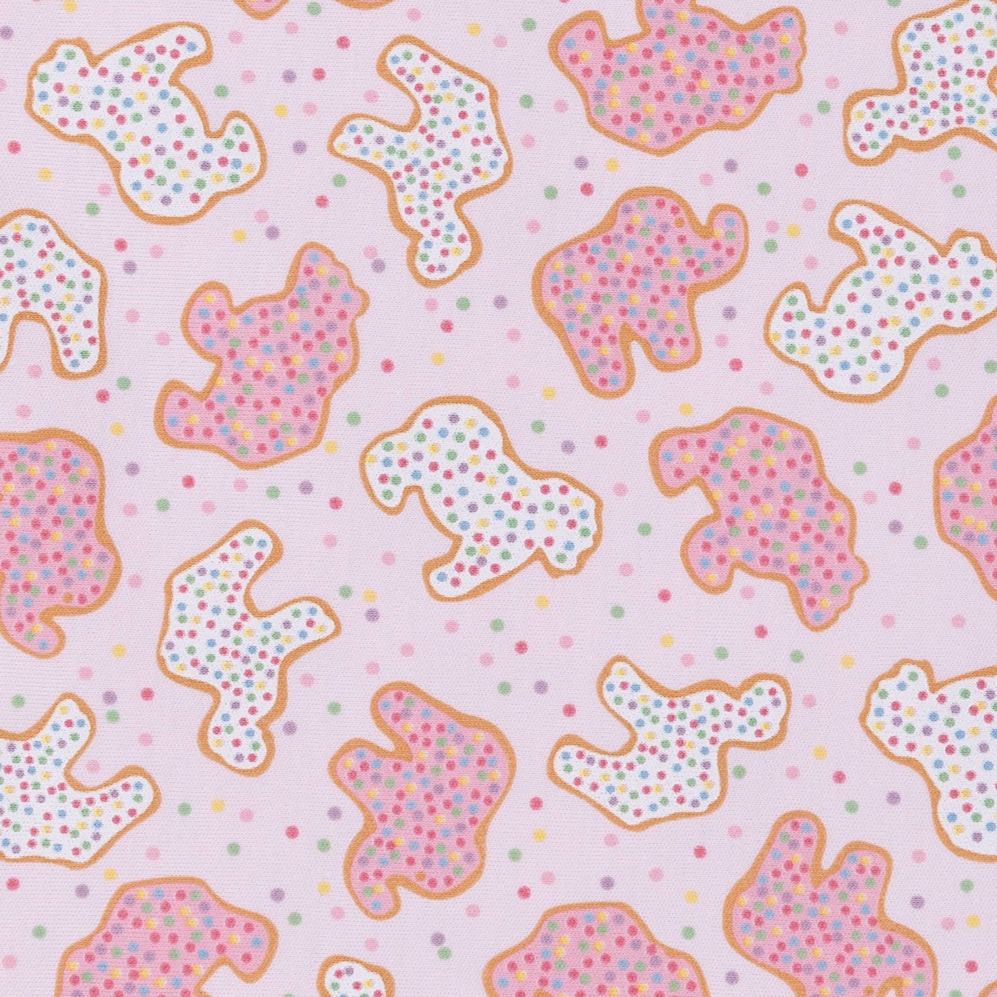 Animal Crackers Zip Footie - Pink