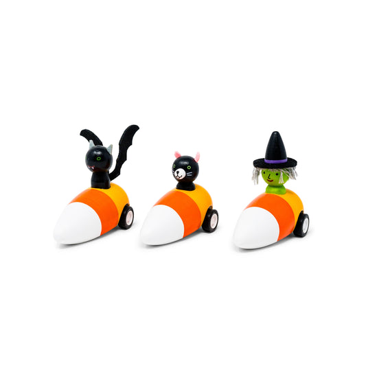 Pullback Candy Corns w/Spooky Refill - Set of 24