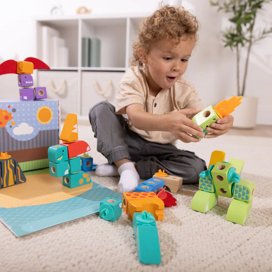 Blockables: Dino Play Set-  69 Pieces