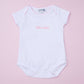 Little Sister Embroidered Short Sleeve Bodysuit