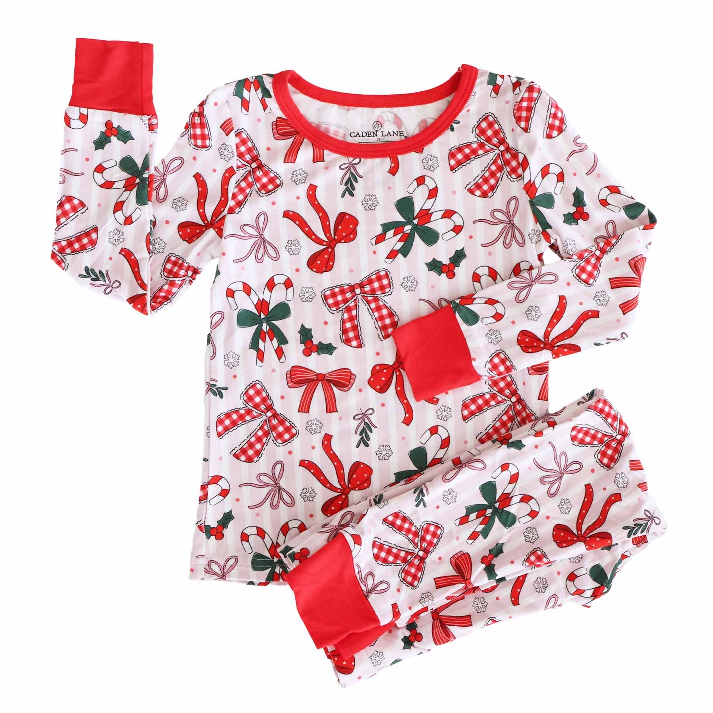 Bow What Fun Two Piece Pajama Set