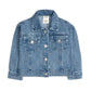 Howdy Gingham Bow Patch Denim Jacket - Western Apparel