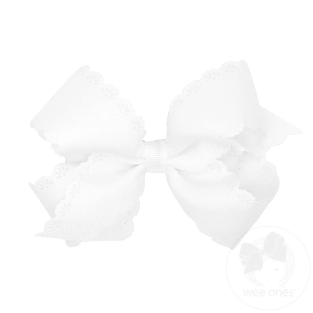 Medium Eyelet Hair Bows