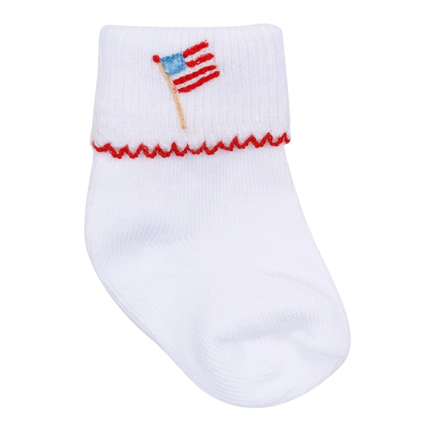 A Sparkly Fourth Socks