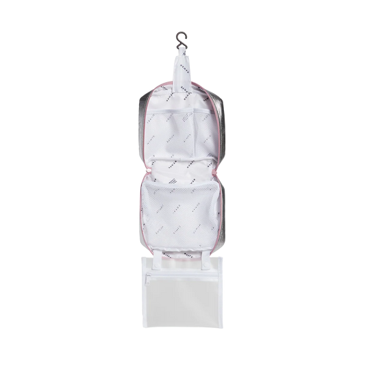 STATE Bags - Bensen Toiletry Kit - Metallic Pink & Silver