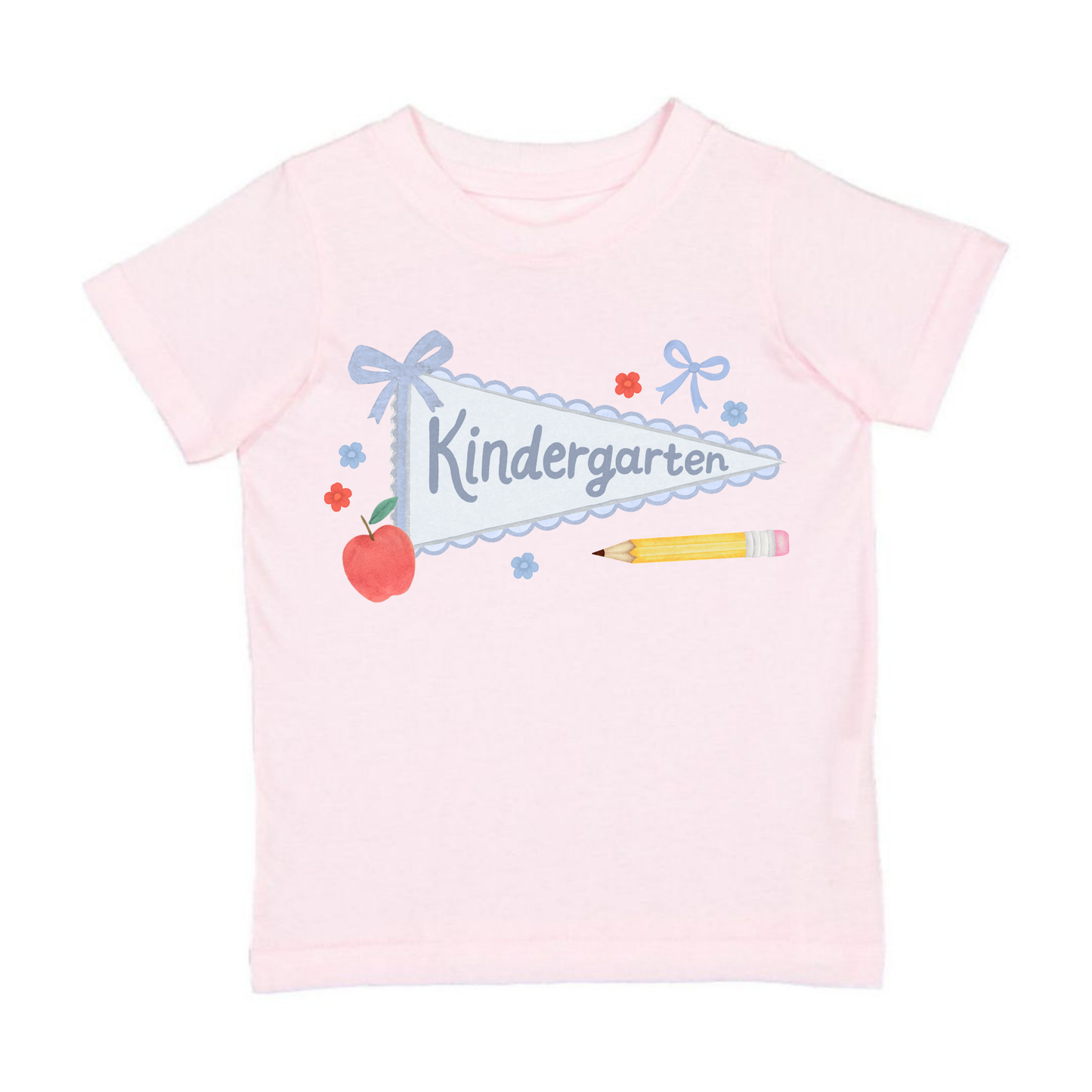 Kindergarten Bow Pennant Short Sleeve-T
