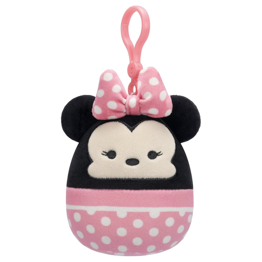 Squishmallow Plush Toy Disney Minnie Mouse 3.5" Clip