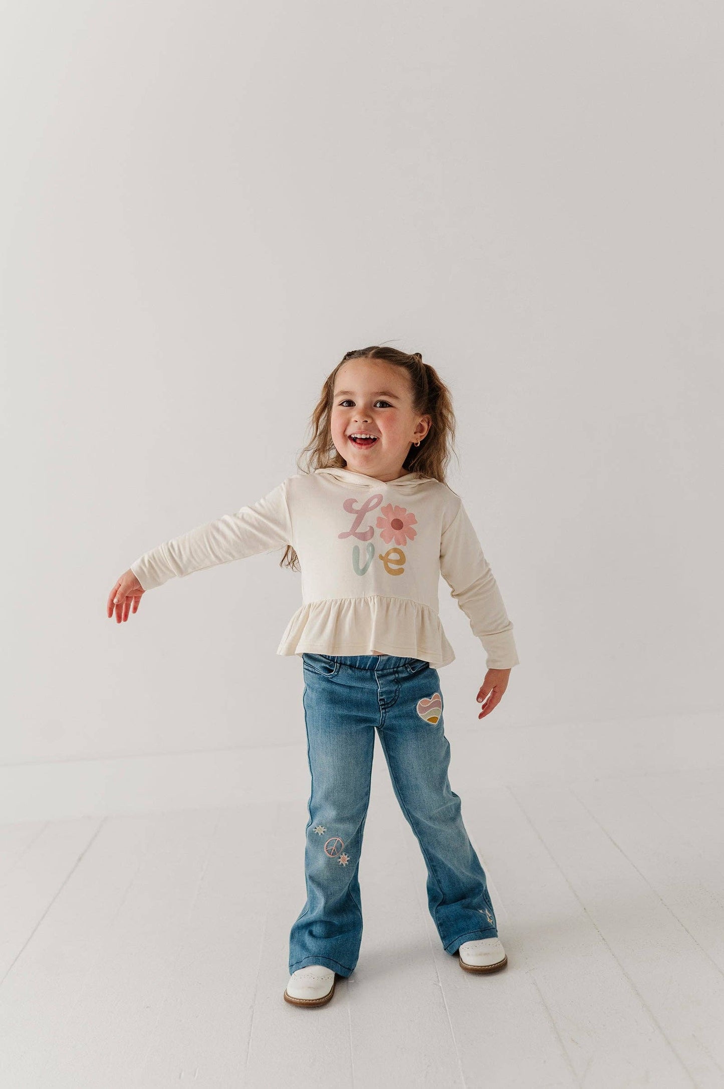 BabyGirl's Flare Denim Jeans