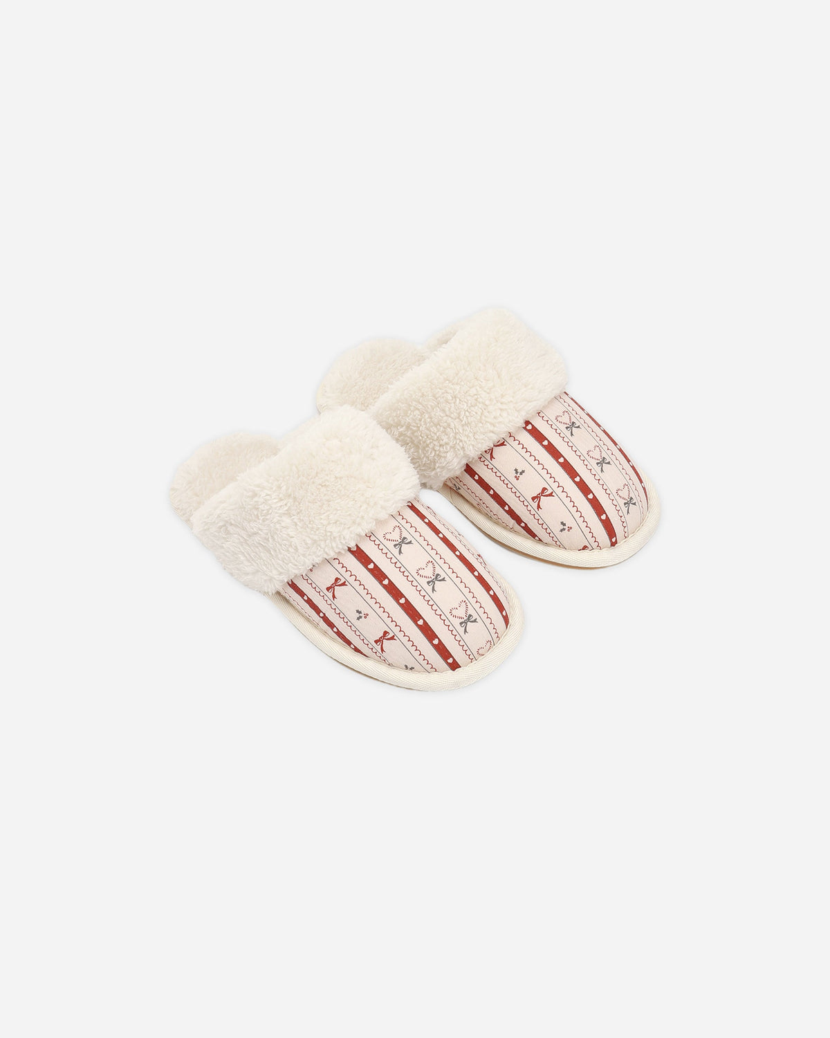 Rylee & Cru Slippers Candy Cane Lane