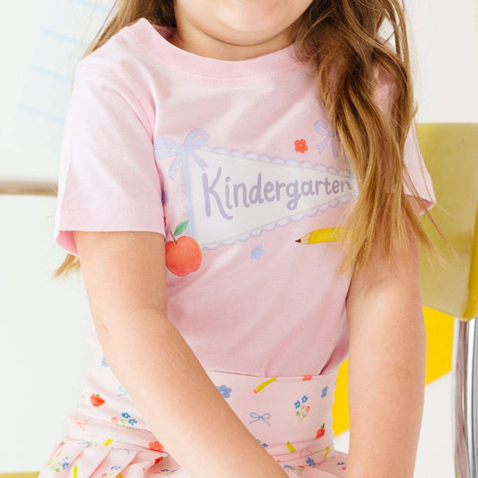 Kindergarten Bow Pennant Short Sleeve-T