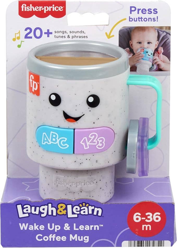 Fisher Price Laugh & Learn Wake Up & Learn Coffee Mug