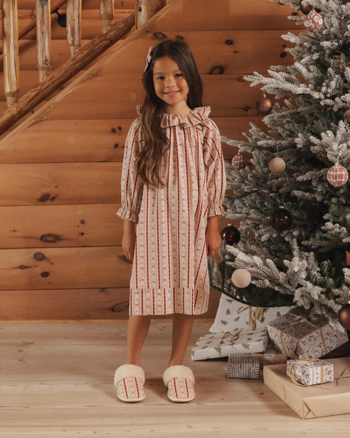 Rylee & Cru Slippers Candy Cane Lane