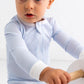 Blue Striped Baby Onesie