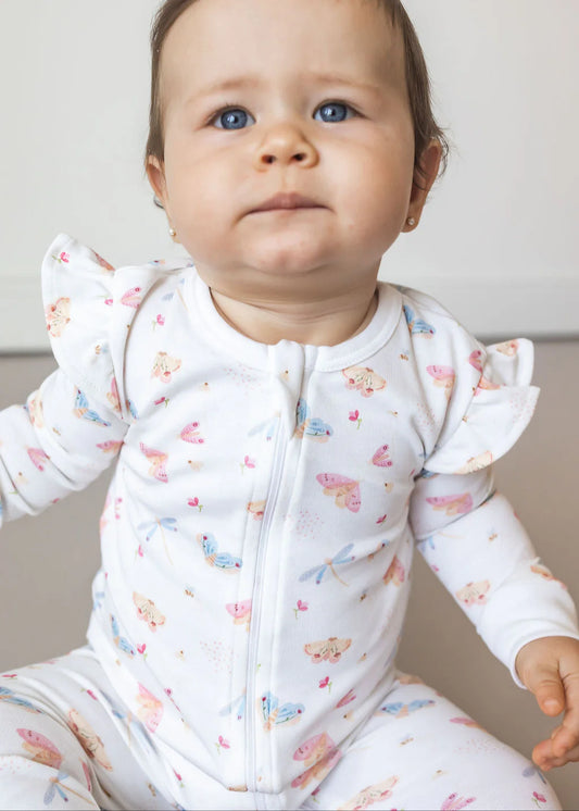 Butterflies Baby Onesie