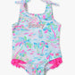 Tie Shoulder One Piece - Tropical Resort
