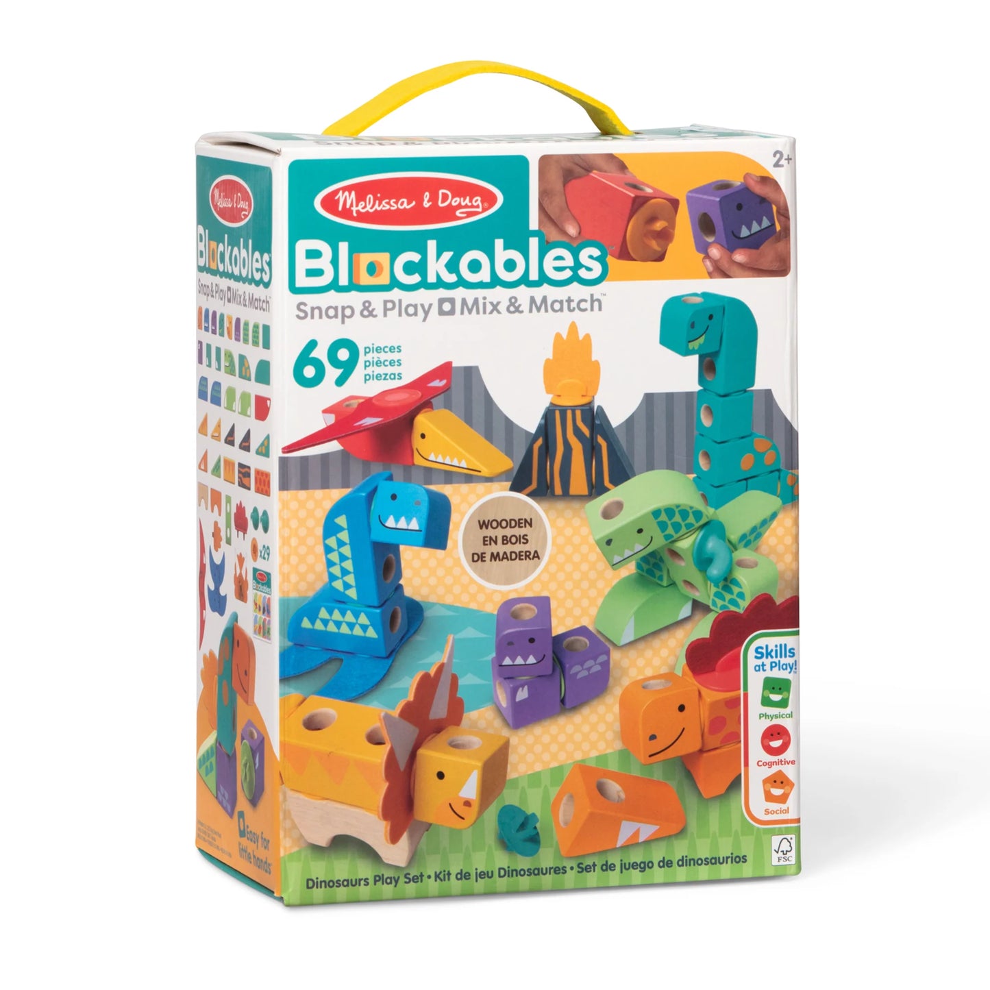 Blockables: Dino Play Set-  69 Pieces